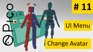[гайд] Создаем VR игру с нуля # 11 || PICO4 || VR UI Menu change avatar