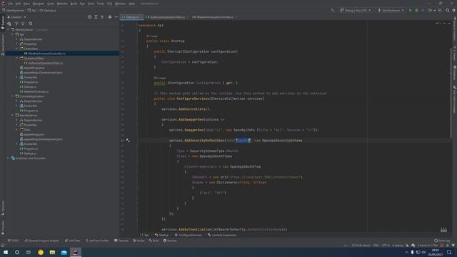 Adding an OAuth 2.0 Security Scheme to an ASP.NET Core 5 API смотреть онлайн