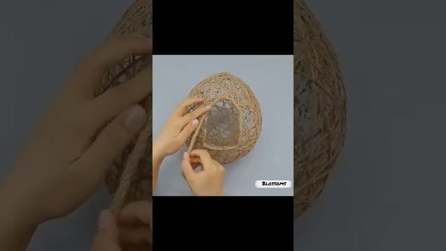 Amazing jute flower diy basket / the art & craft corner l trending смотреть онлайн