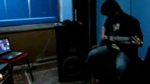 Here I am on guitar ( Mangala Fonseka )