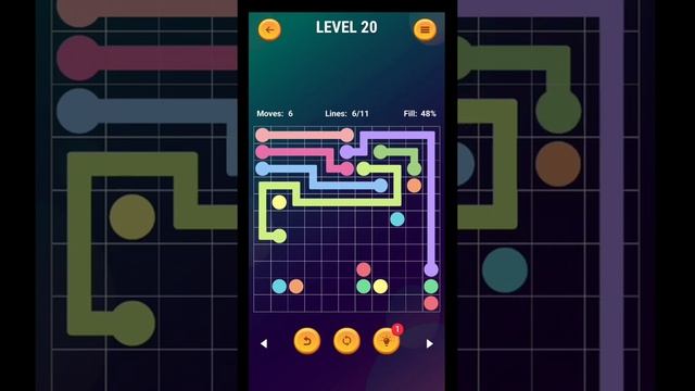 Connect the dots - Line puzzle game Expert level 20 #shorts