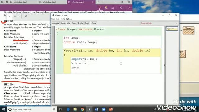 Single inheritance class wages extends worker смотреть онлайн