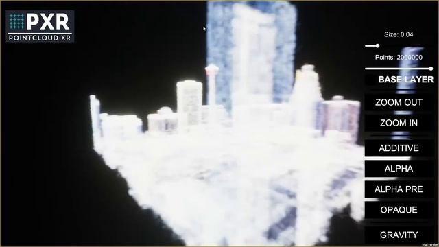 PointCloud XR - VFX Module - Sample point cloud of Calgary and the Calgary Tower смотреть онлайн
