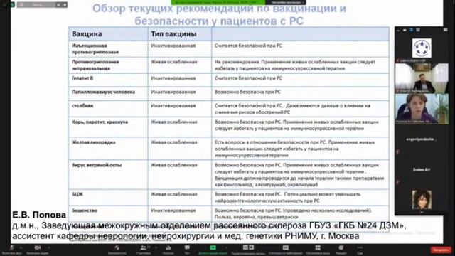 «Безопасность патогенетического лечения РС»