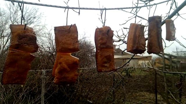 Домашнее копчение. Свиной подчеревок и куриные крылышки. смотреть онлайн
