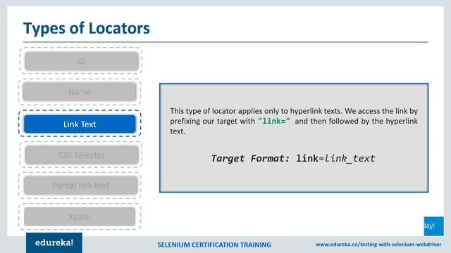 Locators In Selenium Webdriver | Elements Locators In Selenium | Selenium Training | Edureka