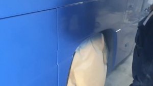 Пример Моей работы покраска автобуса. NOVOL акрил. Экспресс покраска +79110884872