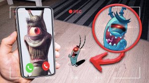 НЕ ЗВОНИ ПЛАНКТОНУ ИЗ МУЛЬТИКА ГУБКА БОБ ЧЕЛЛЕНДЖ 3 ЧАСА НОЧИ!!! *он пришёл*