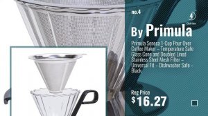 Top 10 Primula Coffee Makers [2018]: Primula Single Serve Coffee Brew Buddy – Nearly Universal Fit