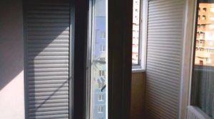 Шкафы с рольставнями на балкон