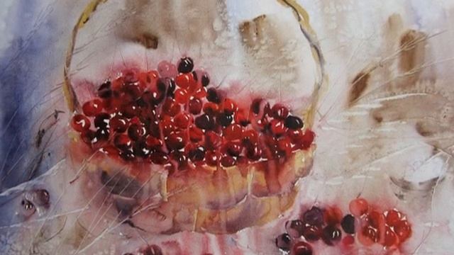 Акварельные шедевры Венеты Дочевой под музыку Сергея Чекалина