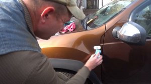 Жидкая керамика, убираю с машины следы бедоносца!??