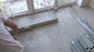 КАК залить наливной пол по МАЯКАМ