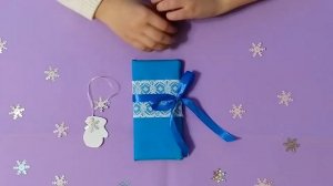 Как оформить подарок на Новый год своими руками. Упаковка новогодних подарков. Красивый подарок.