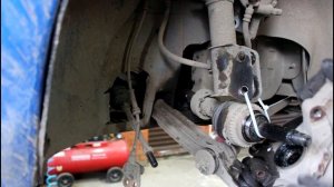 Замена шпилек и подшипника передней ступицы на Daewoo Matiz Дэу Матиз 0,8 2011 года  1часть