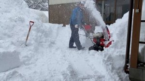 大雪かき 除雪車^_^ Honda HS55J