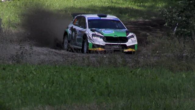 WRC Secto Rally Finland 2023  Sami Pajari - Enni Mälkönen - Škoda Fabia RS Rally2