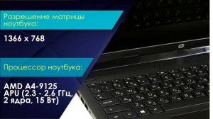 НИКС Звездный и еще 100 магазинов в России представляют видео: Ноутбук HP 15-db0550ur (153L0EA) #1