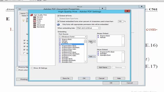 How to embed fonts in a PDF using Adobe Acrobat Pro смотреть онлайн