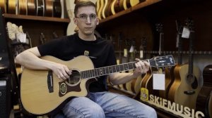 Обзор электроакустической гитары Cort GA5F-BW Grand Auditorium Natural Satin | SKIFMUSIC.RU