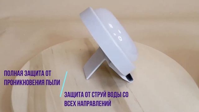 Светильник светодиодный круглый герметичный 12Вт 6500К 960Лм с микроволновым сенсором (510917) смотреть онлайн