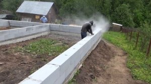 Штробить пеноблок,газоблок. Армирование кладки. Штробилка для пеноблока.