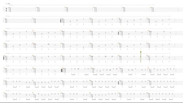 Pachelbel - Canon In C  [Ukulele Tutorial] (Tablature) смотреть онлайн