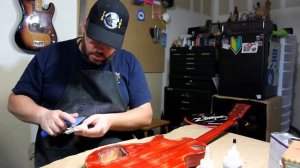 GIBSON LPJ grain filling pt.5 | RATTLECAN GUITAR RESTORATIONS by James O’Rear