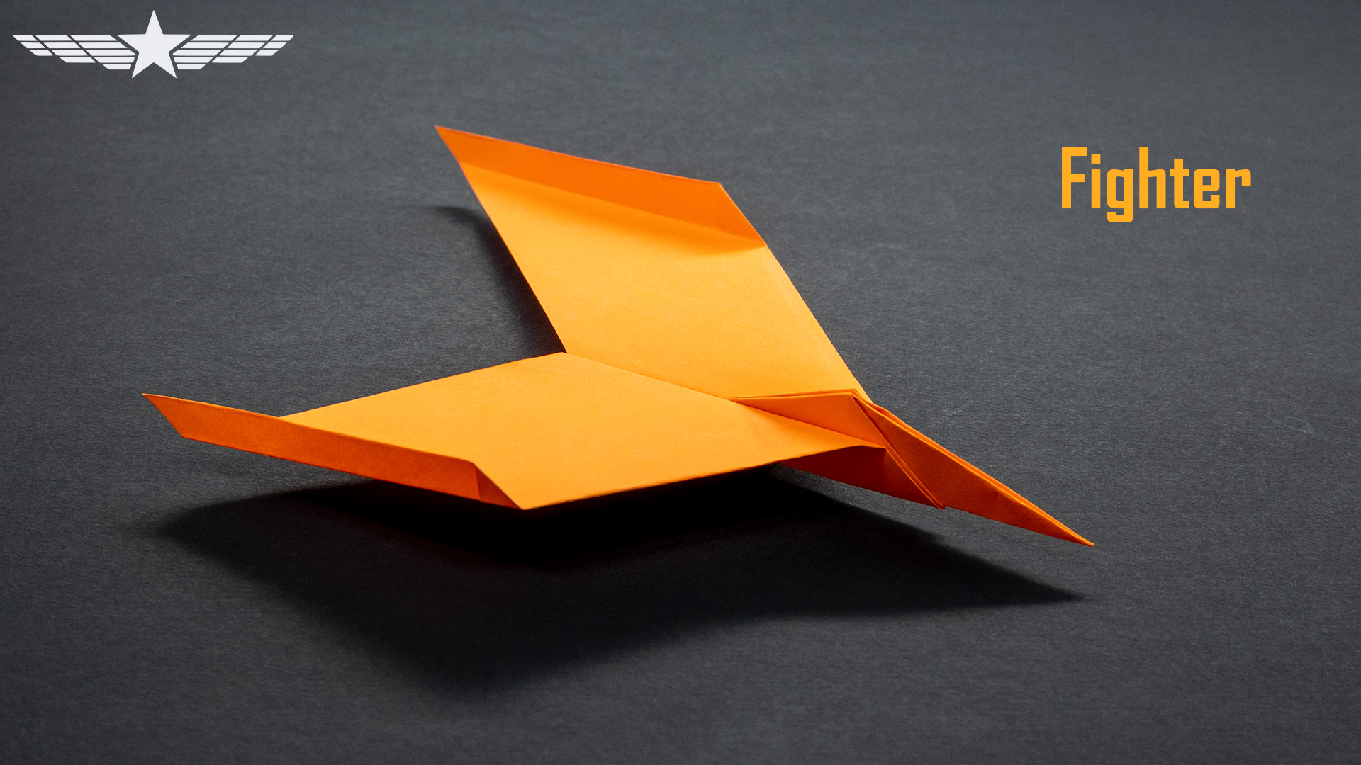 Оригами Истребитель — Как сложить простой бумажный самолетик смотреть онлайн