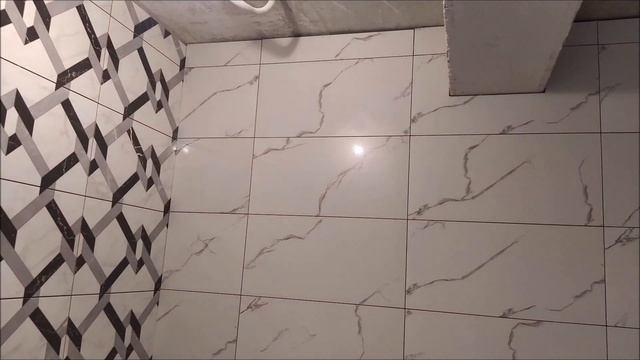Ремонт в ванной. Укладка плитки на стены 30/60 GRASARO и CERSANIT
