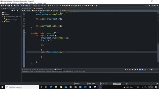 Java GUI Tutorial #52 - Creating A Progress Bar In Java GUI Using JProgressBar Class