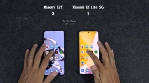 Xiaomi 12T vs Xiaomi 12 Lite 5G | Benchmark Scores and SpeedTest