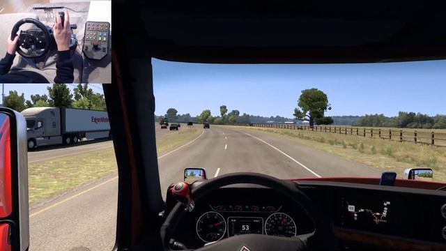 American Truck Simulator | Logitech G29 / G920 | Tobii Eye Tracker 5 | Thrustmaster TH8A | ATS mods смотреть онлайн