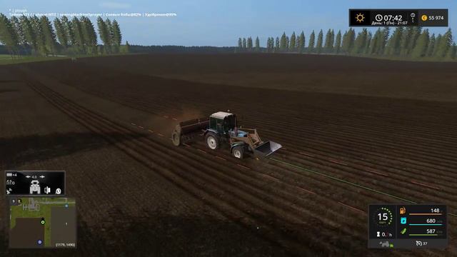 Farming Simulator 17 Карта Хацапетовка обзор смотреть онлайн