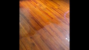Rental Property Rehab.  Using Rejuvenate To Help Restore Old Hardwood Flooring.