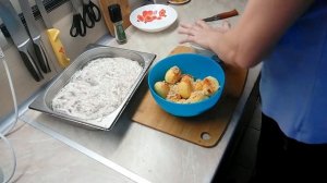 Картошка в жировой сетке
