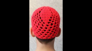 Тюбетейка из любой схемы салфеток 1 часть мастер-класса