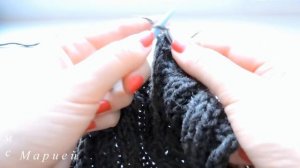 Вяжем Спицами. Мужской шарф.