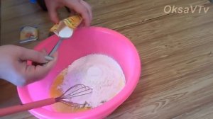 Бисквит на сгущенке. Biscuit on condensed milk.