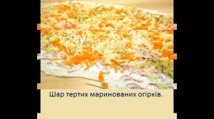 Закуска Оливье рулет