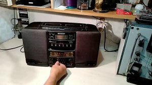 SHARP WQ-CH600 магнитола с СD-чейнджером из 90х годов