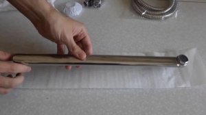 ОНЛАЙН ТРЕЙД.РУ — Смеситель для ванны с длинным изливом Milardo Stripe STRSB02M10