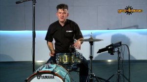 Yamaha DT50K Single Piezo Acoustic Drum Triggers Demo