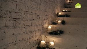 Украшаем лестницу к новому году