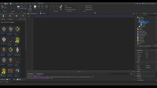 Roblox | How to make a working flashlight on Roblox studio? смотреть онлайн