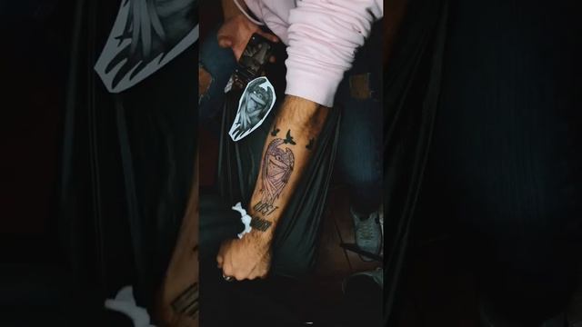 Fallen angel by Alexandre Cabanel (Lucifer)⚜️ (Timelapse tattoo 3rl)