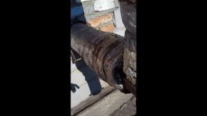 Дымоход(Часть-2) на твердотопливный котел!Своими руками!После года эксплуатации!