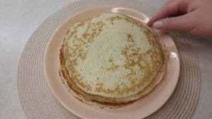 Блины. Рецепт без дрожжей, разрыхлителя и соды