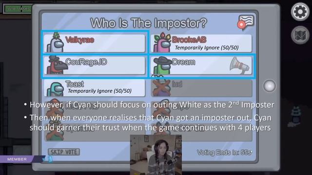 AUA 104 IQ - Avoid 5050 Voting Situations as Crew (Feat. Toast, Dream, Rae, Brooke, CouRage) смотреть онлайн