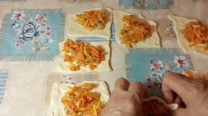 Слойки с тыквой